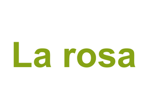 La rosa Logo