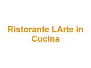 Ristorante L'Arte in Cucina Logo