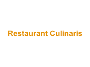 Restaurant Culinaris Logo