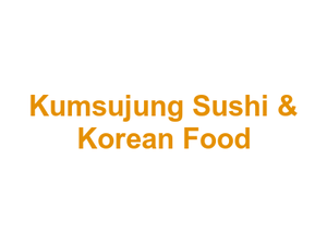 Kumsujung Sushi & Korean Food Logo