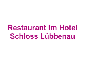 Restaurant im Hotel Schloss Lübbenau Logo