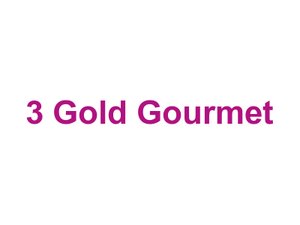 3 Gold Gourmet Logo
