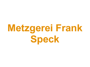Metzgerei Frank Speck Logo