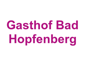 Gasthof Bad Hopfenberg Logo