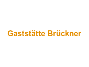 Gaststätte Brückner Logo