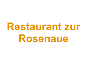 Restaurant zur Rosenaue Logo