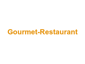 Gourmet-Restaurant Logo