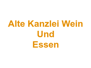 Alte Kanzlei Wein Und Essen Logo