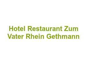 Hotel Restaurant Zum Vater Rhein Gethmann Logo