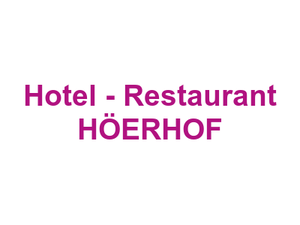 Hotel - Restaurant HÖERHOF Logo