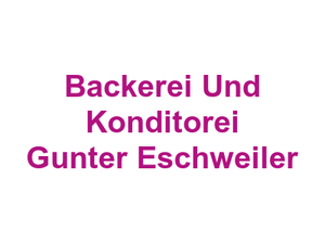 Backerei Und Konditorei Gunter Eschweiler Logo