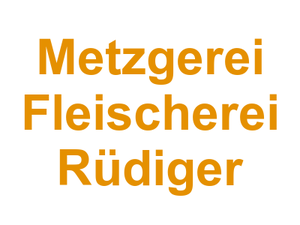 Metzgerei Fleischerei Rüdiger Logo