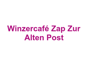 Winzercafé Zap Zur Alten Post Logo