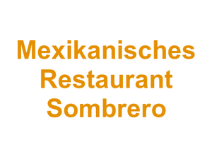 Mexikanisches Restaurant Sombrero Logo