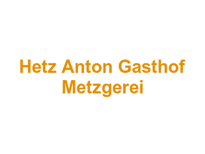 Hetz Anton Gasthof Metzgerei Logo