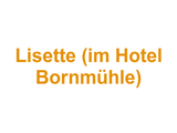 Feinschmeckerrestaurant Lisette (im Hotel Bornmühle) Logo