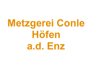 Metzgerei Conle Höfen a.d. Enz Logo