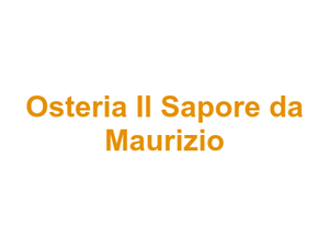 Osteria Il Sapore da Maurizio Logo