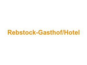 Rebstock-Gasthof/Hotel Logo
