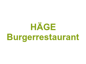 HÄGE Burgerrestaurant Logo