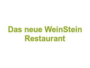 Das neue WeinStein Restaurant Logo