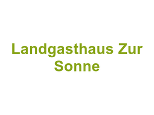 Landgasthaus Zur Sonne Logo