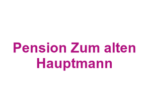 Pension Zum alten Hauptmann Logo