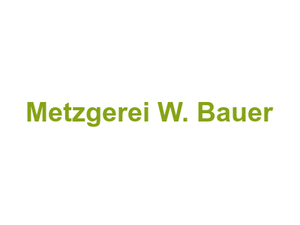 Metzgerei W. Bauer Logo