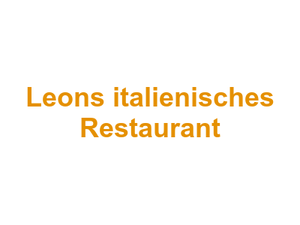 Leons italienisches Restaurant Logo
