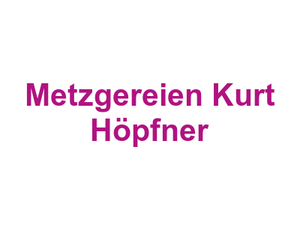 Metzgereien Kurt Höpfner Logo