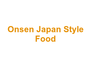 Onsen Japan Style Food Logo