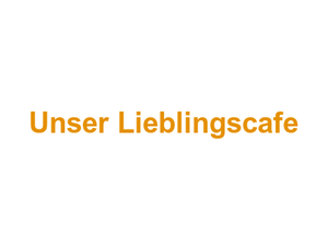 Unser Lieblingscafe Logo