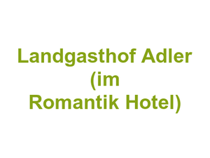 Landgasthof Adler (im Romantik Hotel) Logo