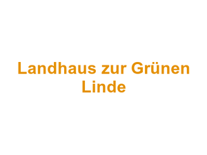 Landhaus zur Grünen Linde Logo
