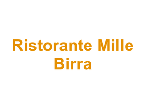 Ristorante Mille Birra Logo