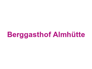 Berggasthof Almhütte Logo
