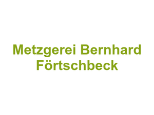 Metzgerei Bernhard Förtschbeck Logo