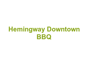 Hemingway Downtown BBQ Logo
