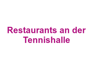 Restaurants an der Tennishalle Logo