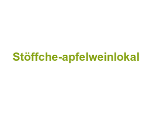 Stöffche-apfelweinlokal Logo
