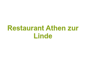 Restaurant Athen zur Linde Logo