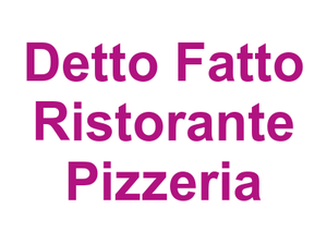 Detto Fatto Ristorante Pizzeria Logo