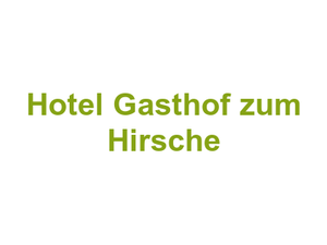 Hotel Gasthof zum Hirsche Logo