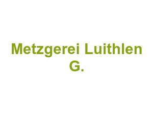 Metzgerei Luithlen G. Logo