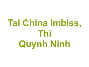 Tai China Imbiss, Thi Quynh Ninh Logo