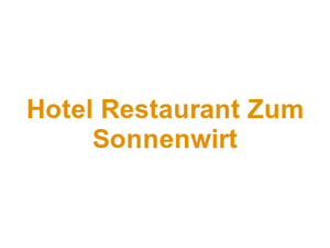 Hotel Restaurant Zum Sonnenwirt Logo