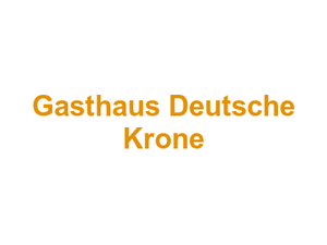 Gasthaus Deutsche Krone Logo