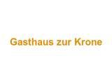 Gasthaus zur Krone Logo