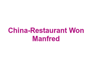 China-Restaurant Won Manfred Logo
