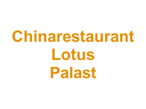 Chinarestaurant Lotus Palast Logo